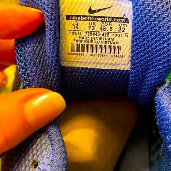 NEW NIKE ALPHA PRO/NIKE SKIN 2-3/4 CLEATS 14 - Picture 12 of 12